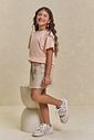 Camiseta over em meia malha 94890 Lilimoon Teen Menina Camiseta over em meia malha 94890 Lilimoon Teen Menina