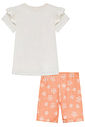 Conjunto de blusa em meia malha e bermuda biker em malha power 94806 Kukiê Infantil Menina Conjunto de blusa em meia malha e bermuda biker em malha power 94806 Kukiê Infantil Menina