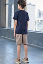 Bermuda em sarja stretch com elastano 97866 Johnny Fox Teen Menino Bermuda em sarja stretch com elastano 97866 Johnny Fox Teen Menino