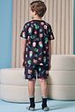 Conjunto de pijama com camiseta e bermuda em malha power 97066 LucBoo Infantil Menino Conjunto de pijama com camiseta e bermuda em malha power 97066 LucBoo Infantil Menino