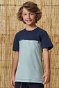 Camiseta em meia malha flamê 98757 LucBoo Infantil Menino Camiseta em meia malha flamê 98757 LucBoo Infantil Menino
