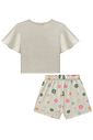 Conjunto de blusa em malha fresh com shorts em molecotton 96953 Infanti Infantil Menina Conjunto de blusa em malha fresh com shorts em molecotton 96953 Infanti Infantil Menina