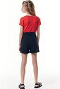 Shorts em jeans black com elastano 95609 Vic Teen Menina Shorts em jeans black com elastano 95609 Vic Teen Menina