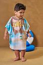 Toalha poncho com capuz em plush atoalhado 95758 LucBoo Bebê Menino Toalha poncho com capuz em plush atoalhado 95758 LucBoo Bebê Menino