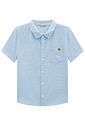 Camisa em tecido listrado 94788 LucBoo Infantil Menino Camisa em tecido listrado 94788 LucBoo Infantil Menino