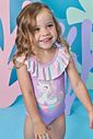 Maiô em malha UV dry com proteção UV 50+ 98413 Infanti Infantil Menina