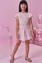Short saia em sarja com elastano 98802 Kukiê Infantil Menina