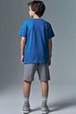 Conjunto de camiseta em meia malha e bermuda em moletom sem pelúcia 96867 Johnny Fox Teen Menino
