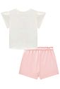 Conjunto de blusa em meia malha com short saia em molevisco 94659 Infanti Infantil Menina Conjunto de blusa em meia malha com short saia em molevisco 94659 Infanti Infantil Menina