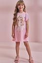 Vestido em molecotton 96534 Kukiê Infantil Menina Vestido em molecotton 96534 Kukiê Infantil Menina