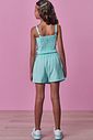 Conjunto de regata e short saia em alfaiataria fresh 98211 Vic Teen Menina