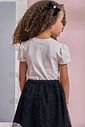 Blusa em canelado 97256 Kukiê Infantil Menina