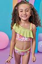 Biquíni em malha com proteção UV50+ 99514 Kukiê Infantil Menina Biquíni em malha com proteção UV50+ 99514 Kukiê Infantil Menina