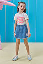 Short saia em jeans 94861 Kukiê Infantil Menina Short saia em jeans 94861 Kukiê Infantil Menina