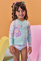 Conjunto de blusa e calcinha em malha com proteção UV50+ 93237 Kukiê Bebê Menina Conjunto de blusa e calcinha em malha com proteção UV50+ 93237 Kukiê Bebê Menina