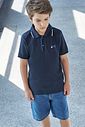 Camisa polo em piquet com elastano 97859 Johnny Fox Teen Menino Camisa polo em piquet com elastano 97859 Johnny Fox Teen Menino