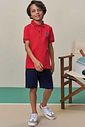 Conjunto de camisa polo em meia malha e bermuda em sarja girassol com elastano 98433 LucBoo Infantil Menino Conjunto de camisa polo em meia malha e bermuda em sarja girassol com elastano 98433 LucBoo Infantil Menino