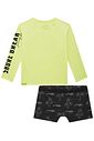 Conjunto de camiseta e sunga em malha uv dry com proteção UV50+ 97327 Johnny Fox Teen Menino Conjunto de camiseta e sunga em malha uv dry com proteção UV50+ 97327 Johnny Fox Teen Menino