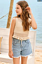 Shorts em jeans 94388 Vic Teen Menina Shorts em jeans 94388 Vic Teen Menina