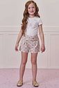 Conjunto de blusa em cotton com shorts em linho bordado poá 99394 Infanti Infantil Menina Conjunto de blusa em cotton com shorts em linho bordado poá 99394 Infanti Infantil Menina