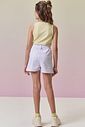 Conjunto de regata em cotton e short saia em sarja com elastano 96856 Vic Teen Menina Conjunto de regata em cotton e short saia em sarja com elastano 96856 Vic Teen Menina