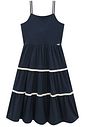 Vestido midi em malha textura 98915 Vic Teen Menina Vestido midi em malha textura 98915 Vic Teen Menina