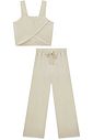 Conjunto de regata e calça em alfaiataria brunello 95937 Lilimoon Teen Menina Conjunto de regata e calça em alfaiataria brunello 95937 Lilimoon Teen Menina