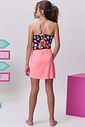 Conjunto de maiô e saída de praia em malha UV50 96685 Vic Teen Menina Conjunto de maiô e saída de praia em malha UV50 96685 Vic Teen Menina