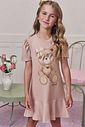 Vestido em molecotton 98986 Infanti Infantil Menina