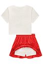Conjunto de blusa em meia malha e saia em malha texturizada com shorts embutido 98960 Lilimoon Teen Menina Conjunto de blusa em meia malha e saia em malha texturizada com shorts embutido 98960 Lilimoon Teen Menina