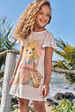 Vestido em malha fresh 94485 Infanti Infantil Menina