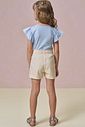 Conjunto de blusa em cotton e shorts em linho santorine com elastano 96279 Infanti Infantil Menina Conjunto de blusa em cotton e shorts em linho santorine com elastano 96279 Infanti Infantil Menina