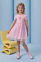 Vestido em canelado liz e tule com elastano 96661 Infanti Infantil Menina