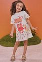 Vestido em malha fresh 97986 Kukiê Infantil Menina