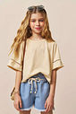 Blusa em meia malha 94378 Vic Teen Menina Blusa em meia malha 94378 Vic Teen Menina