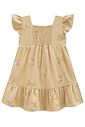 Vestido em blend de linho bordado 96175 Infanti Infantil Menina Vestido em blend de linho bordado 96175 Infanti Infantil Menina