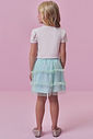 Conjunto de blusa em cotton e saia em tule glitter (com shorts embutido) 98842 Kukiê Infantil Menina Conjunto de blusa em cotton e saia em tule glitter (com shorts embutido) 98842 Kukiê Infantil Menina