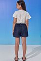 Shorts em jeans com elastano 98266 Vic Teen Menina