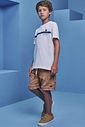 Camiseta em meia malha 98661 Johnny Fox Teen Menino