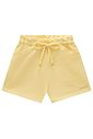 Shorts em moletom sem pelúcia 94374 Infanti Infantil Menina