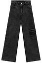 Calça wide leg em jeans com elastano 87510 Vic Teen Menina Calça wide leg em jeans com elastano 87510 Vic Teen Menina