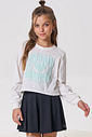 Blusa boxy over em meia malha 92176 Vic Teen Menina