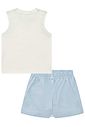 Conjunto de regata em canelado liz e short saia em sarja com elastano 96261 Lilimoon Teen Menina Conjunto de regata em canelado liz e short saia em sarja com elastano 96261 Lilimoon Teen Menina
