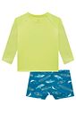 Conjunto de camiseta e sunga em malha uv dry com proteção UV50+ 99571 Johnny Fox Teen Menino Conjunto de camiseta e sunga em malha uv dry com proteção UV50+ 99571 Johnny Fox Teen Menino