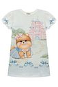 Vestido em molecotton 93257 Infanti Infantil Menina
