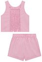 Conjunto de blusa e short saia em alfaiataria 97195 Infanti Infantil Menina