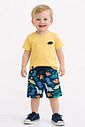 Conjunto de camiseta em meia malha e bermuda em nylon ergonomic com elastano 94697 LucBoo Infantil Menino Conjunto de camiseta em meia malha e bermuda em nylon ergonomic com elastano 94697 LucBoo Infantil Menino