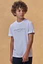 Camiseta em malha relevo 96387 Johnny Fox Teen Menino Camiseta em malha relevo 96387 Johnny Fox Teen Menino