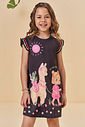 Vestido em meia malha 94262 Kukiê Infantil Menina