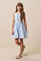 Vestido em linho capri 94415 Vic Teen Menina Vestido em linho capri 94415 Vic Teen Menina